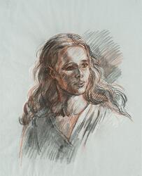 portrett av Liv Ullmann [tegning]