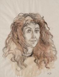 Portrett av Liv Steen [tegning]