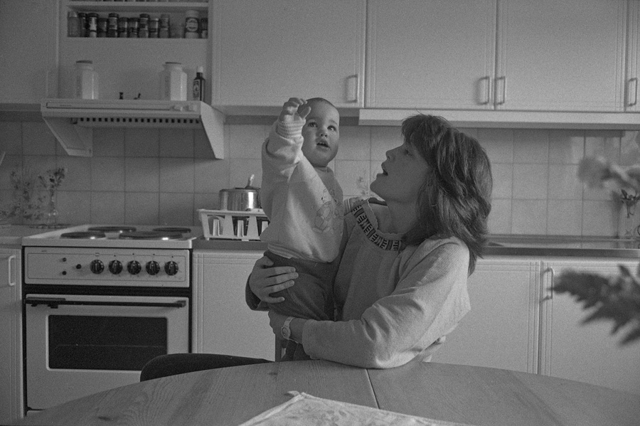 Hos familjen Cecilia och Ulf Möller, Gärdesg. 17