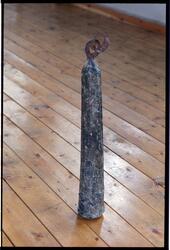 Håndlodd for dybdemåling på dekket til "Anna Rogde".