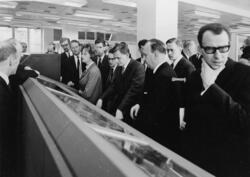 Den nyinstallerade optiska läsaren från Recognition Equipmen