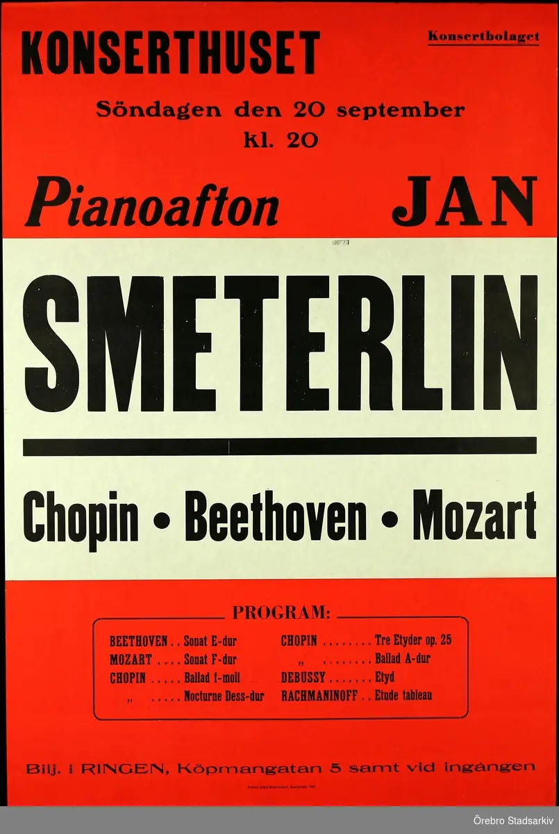 Pianist Jan Smeterlin (1892-1967)