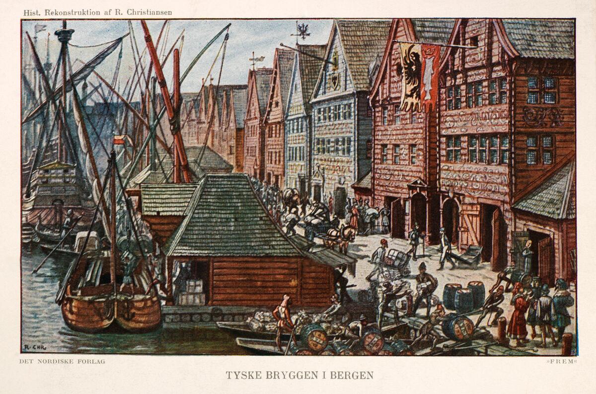 Hvem var hanseatene i Bergen?