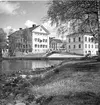 Torget med Residenset, landshövdingens bostad och polishuset.