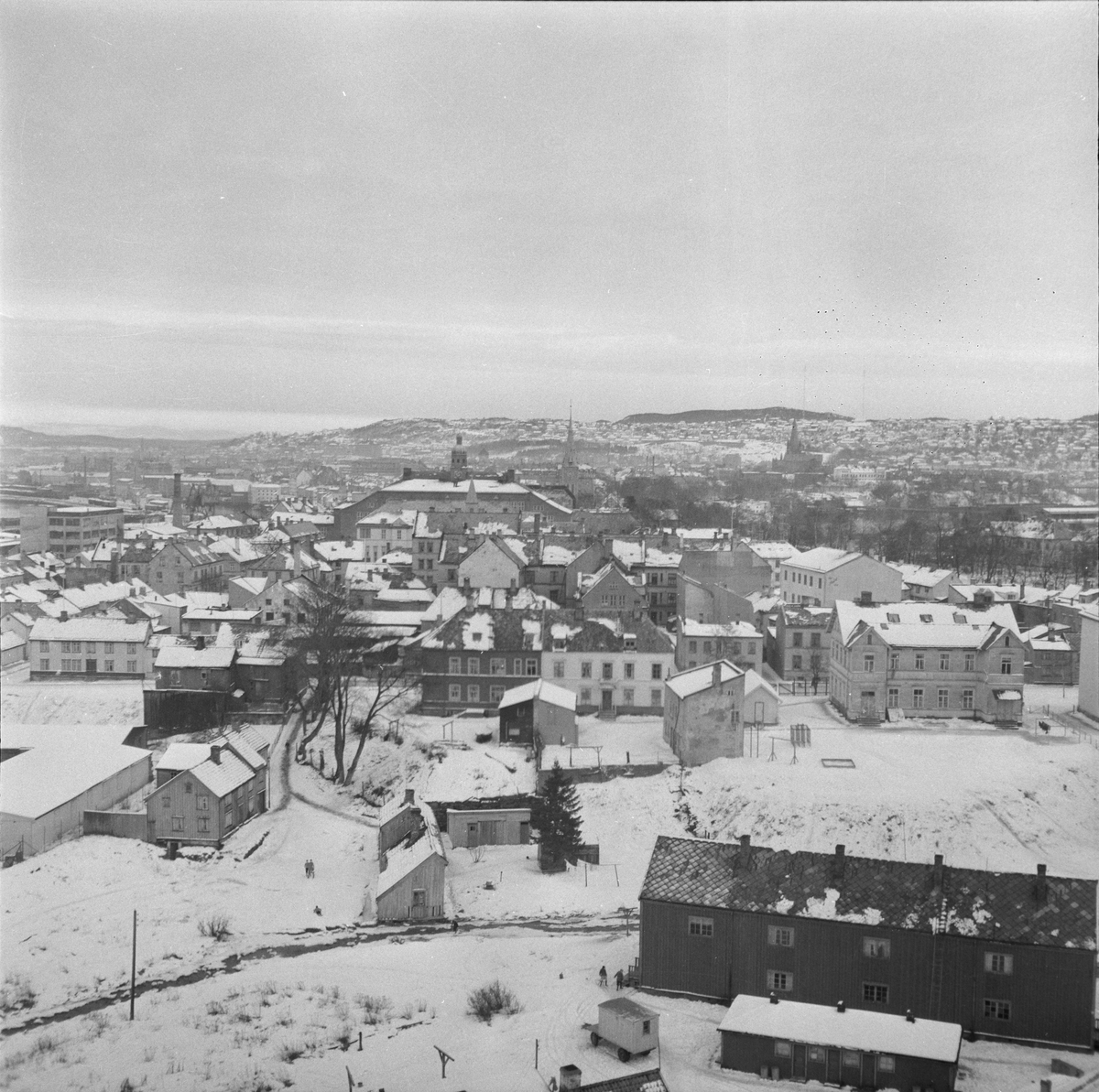 Utsikt fra punkthusene i Ila