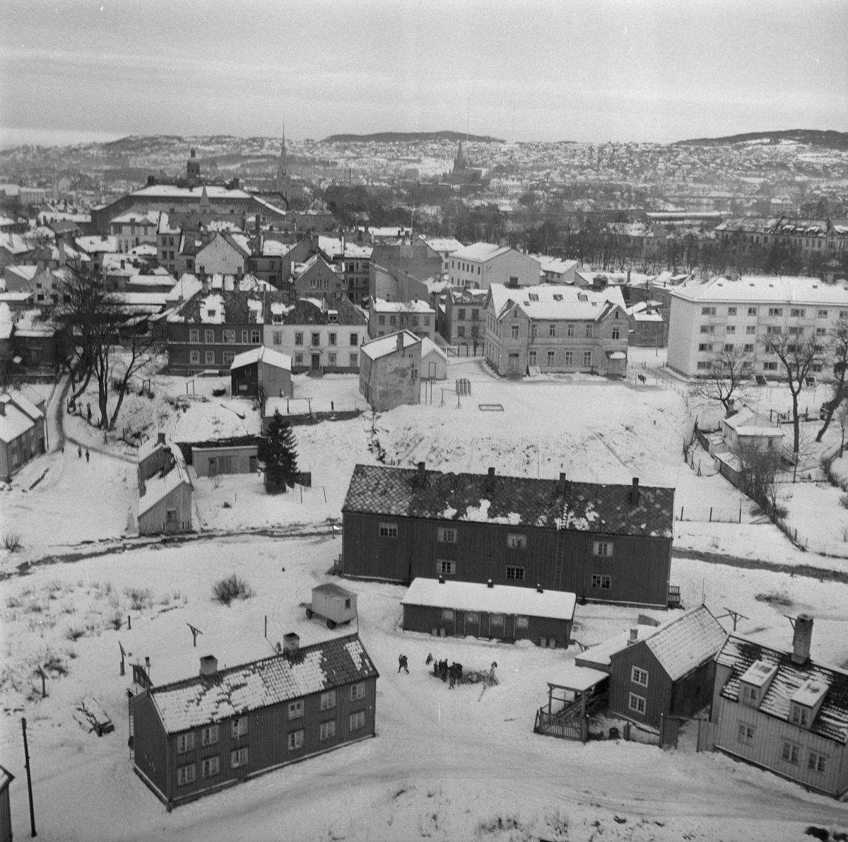 Utsikt fra punkthusene i Ila