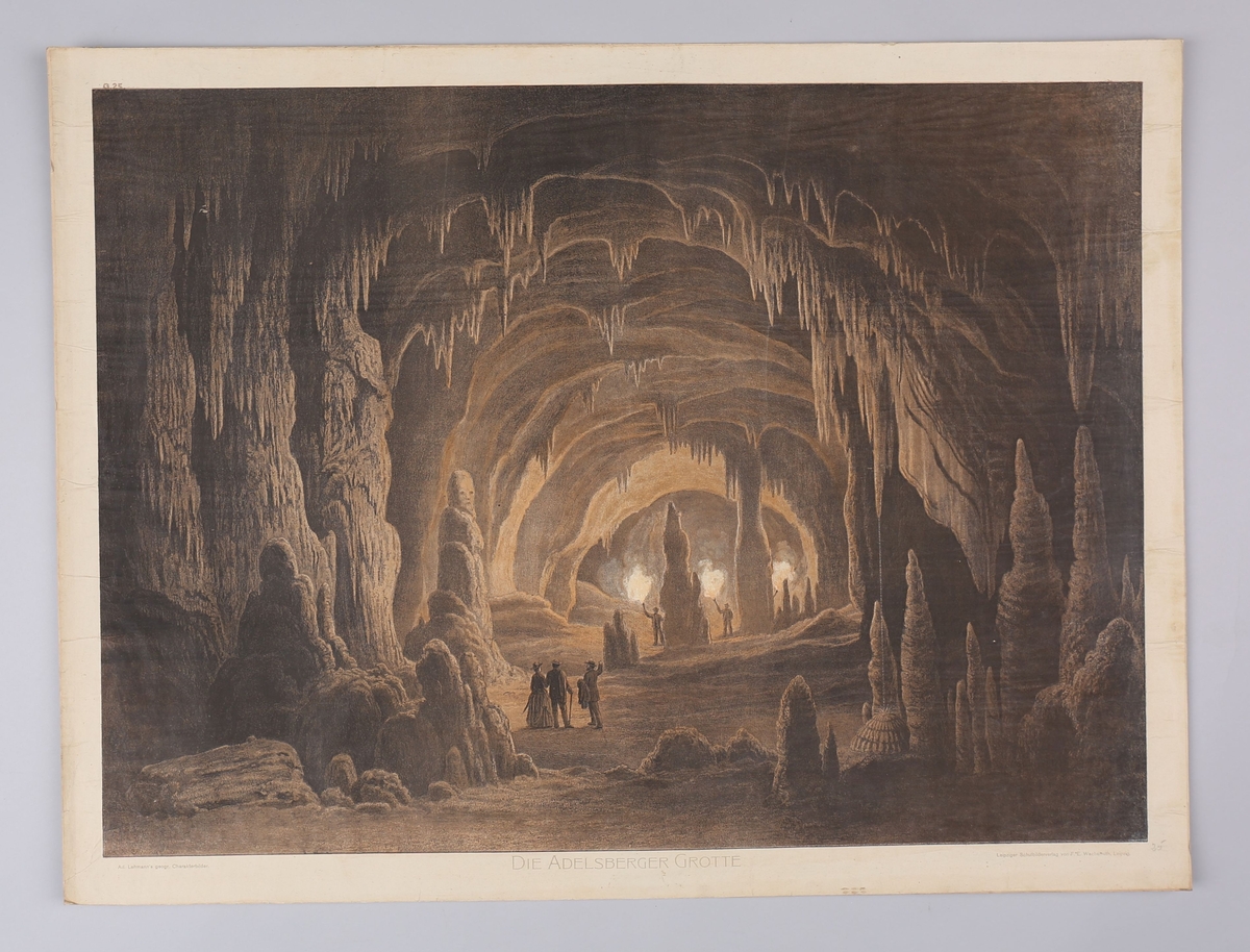 Bilde fra en dryppesteinsgrotte