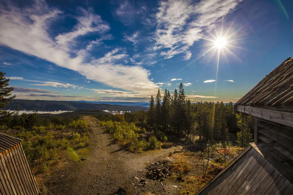 Utsikt fra Haus Sachsen