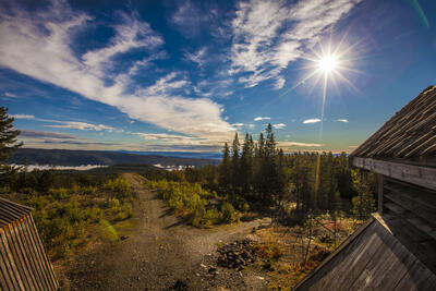Utsikt fra Haus Sachsen