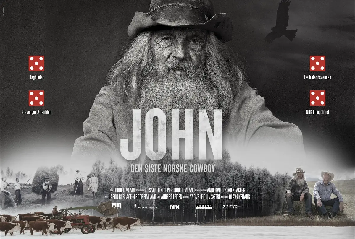 Filmplakat John - den siste norsk cowboy