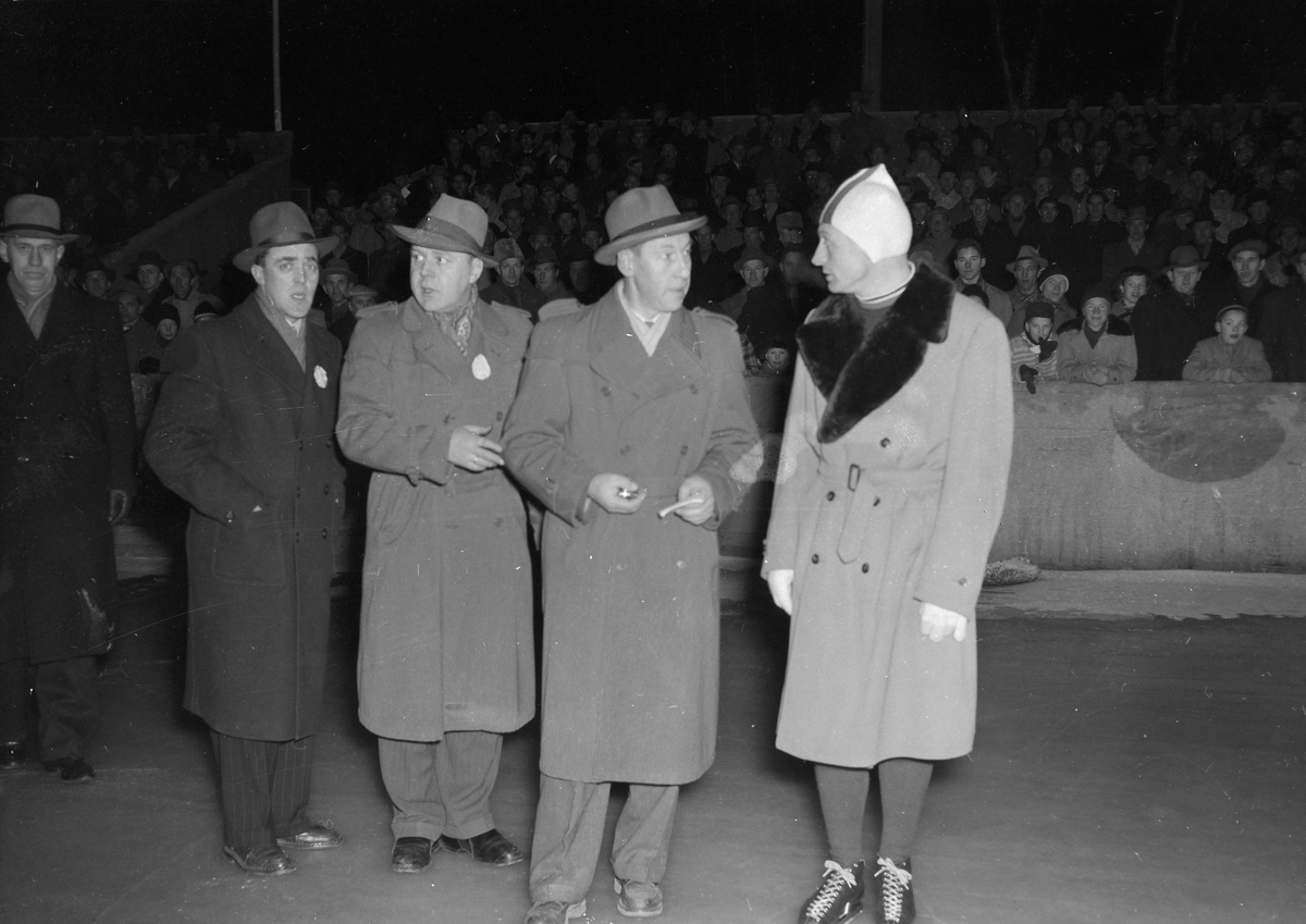 Skøytestevne på Stadion
