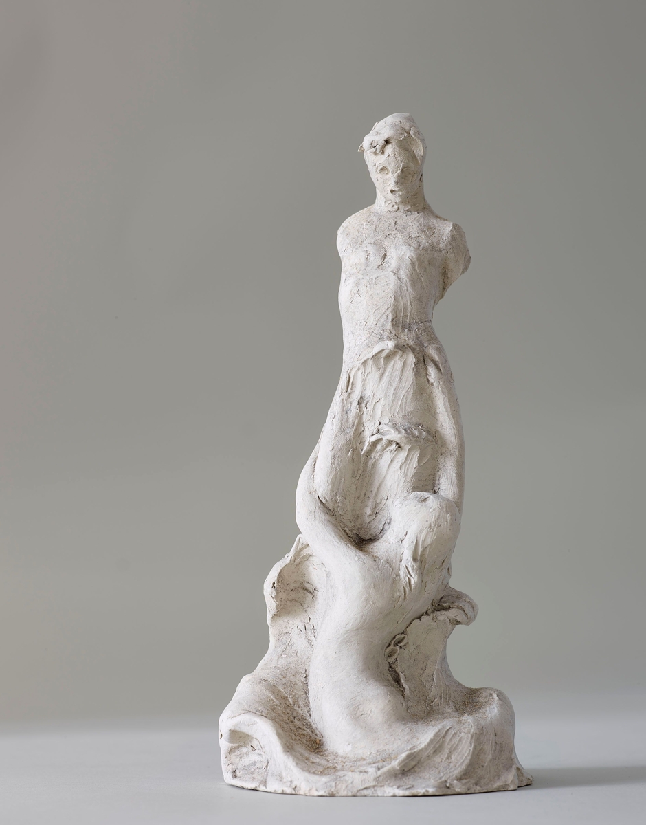 Skisseutkast til Bølgen. Utan armar.