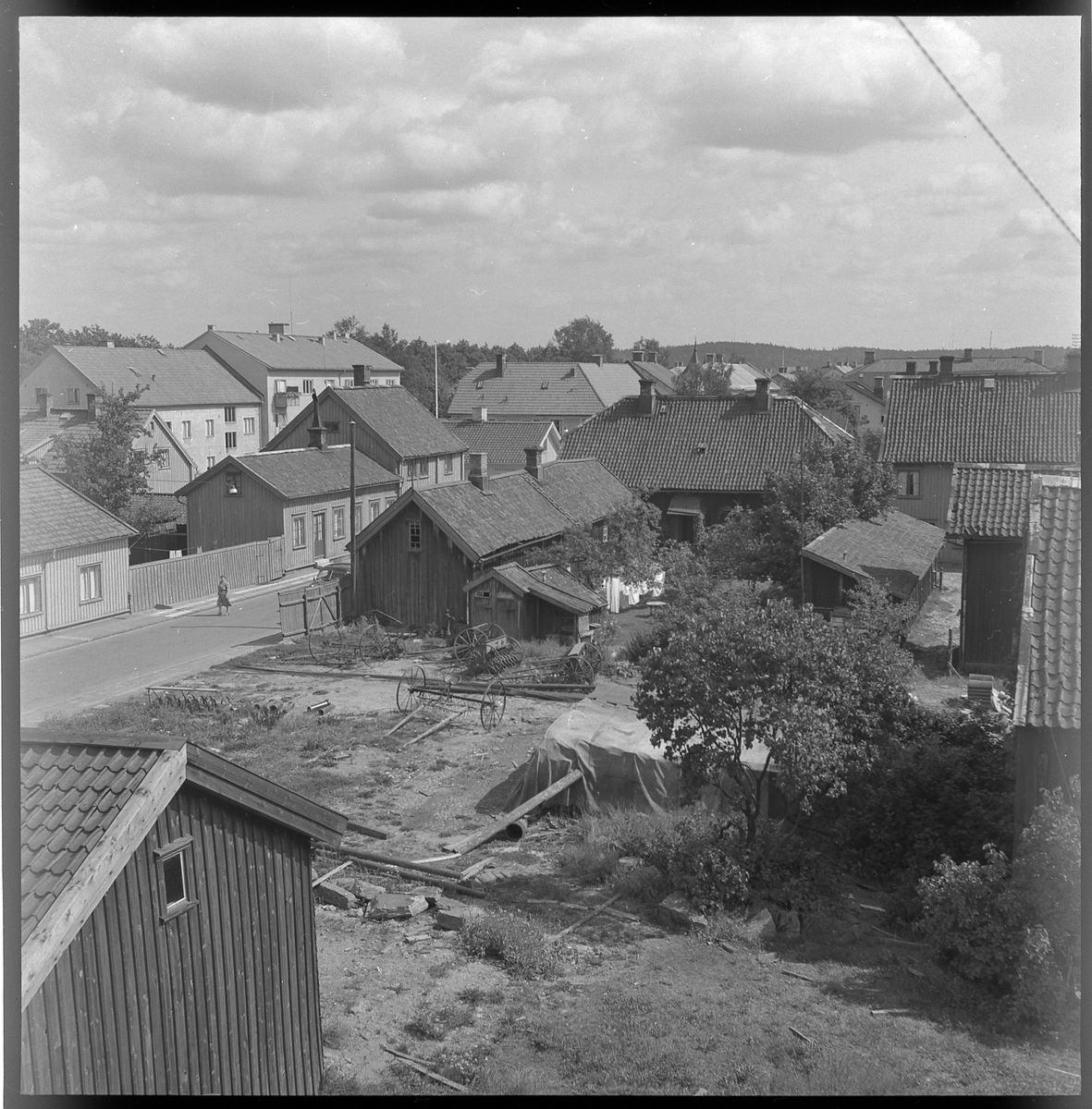 Drottninggatan, kv Jägaren, aug 1950