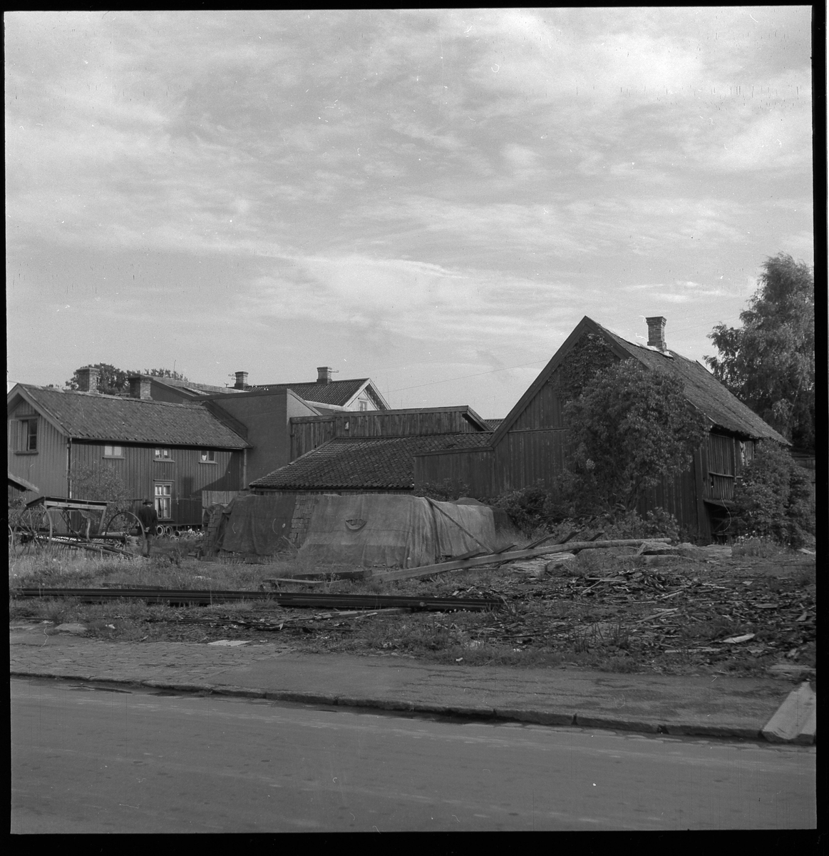 Drottninggatan, kv Jägaren. Aug 1950