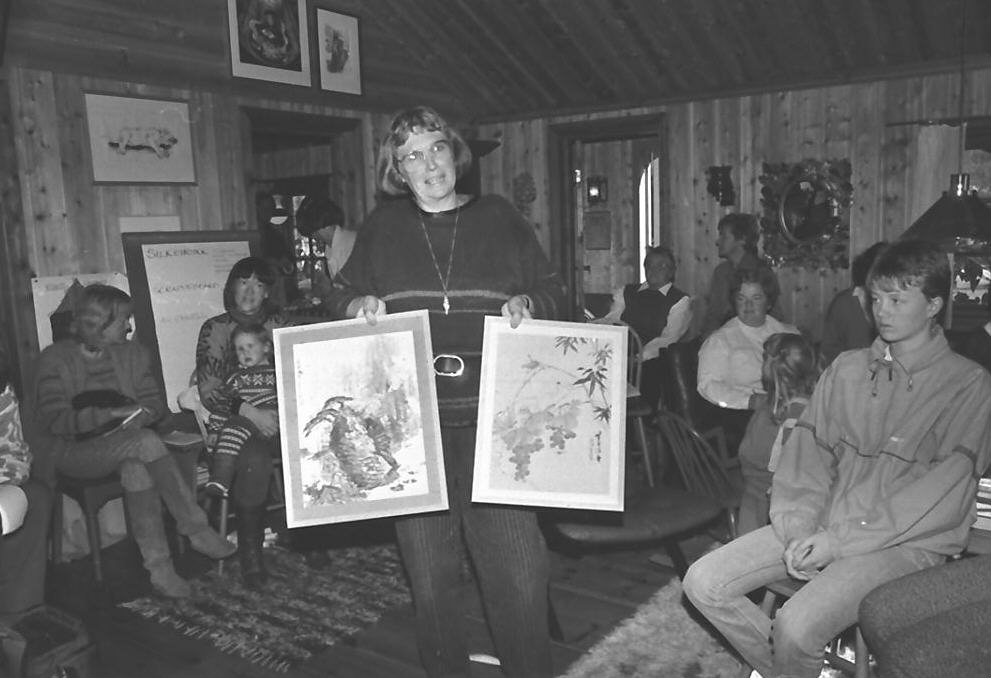 Litterær kunstkveld med Unni Lise Jonsmoen. 