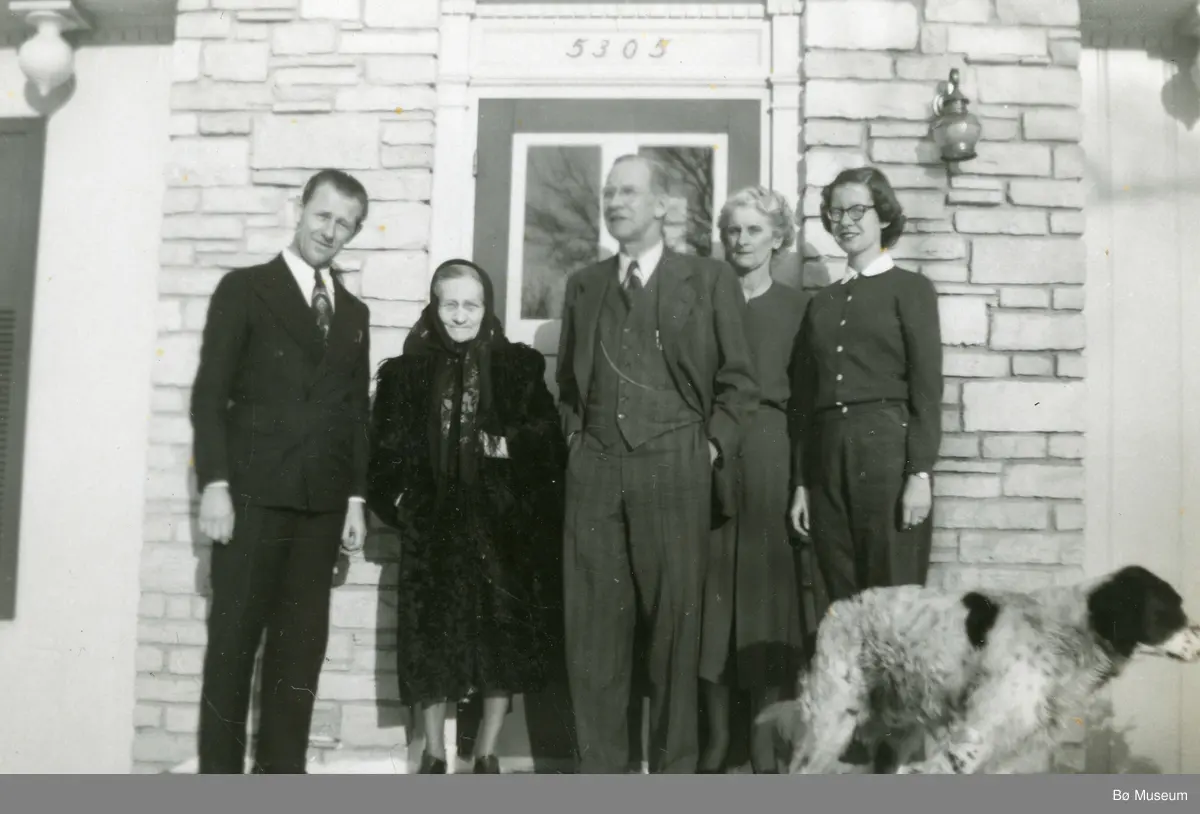 Tante Ronnaug med familie(USA)