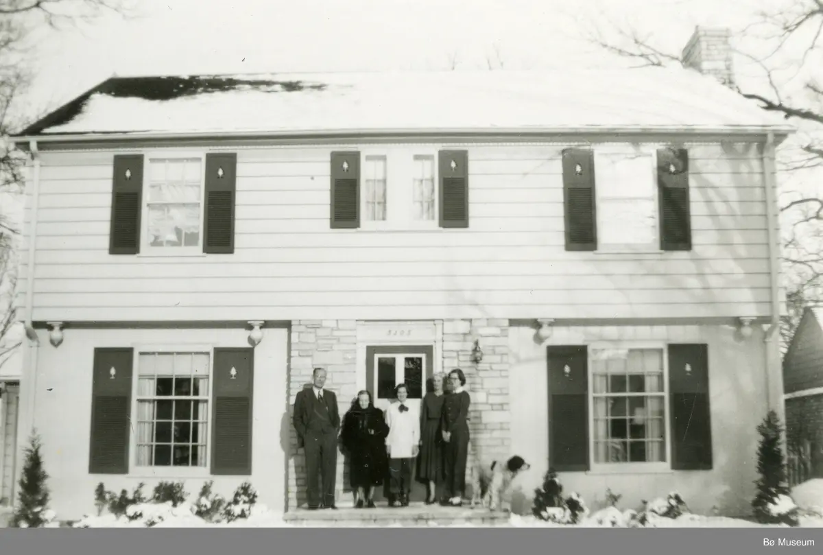 Tante Ronnaug med familie(USA)