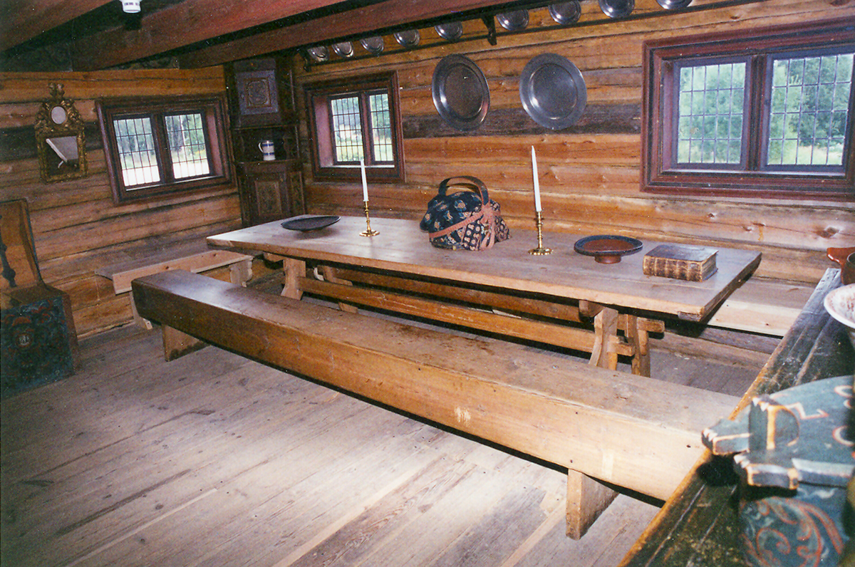 Interiør frå Åsestugo, Bø museum