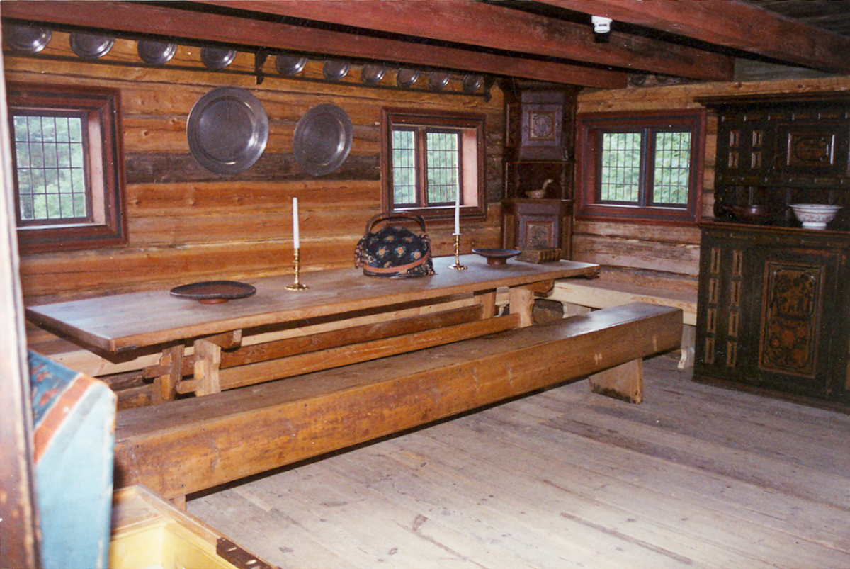 Interiør frå Åsestugo, Bø museum