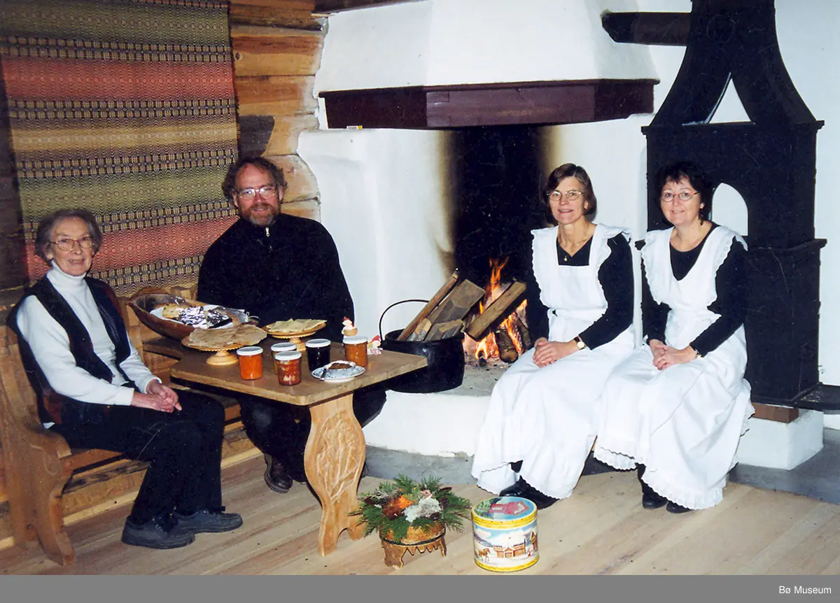 Serie med bilde frå ulike arrangement ved Bø museum.