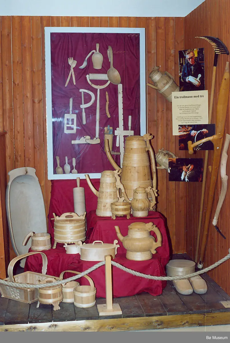 Serie med bilde frå ulike arrangement ved Bø museum.