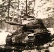 Livkompaniet 1962

BSI 1962-63

Bild 1. Stridsvagn 74 på Norra övningsfältet. 
Övning i strid, men inte i närkontakt med fienden. Kanonen låst både i sida och höjd, men kunde frikopplas mycket snabbt.

Bild 2. Hans Karlsson i tornet. (okänd fotograf)

Milregnr: 693