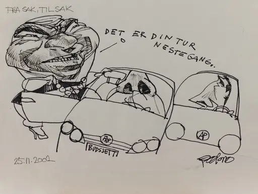 Fra sak til sak - Det er din tur neste gang [Tegning]