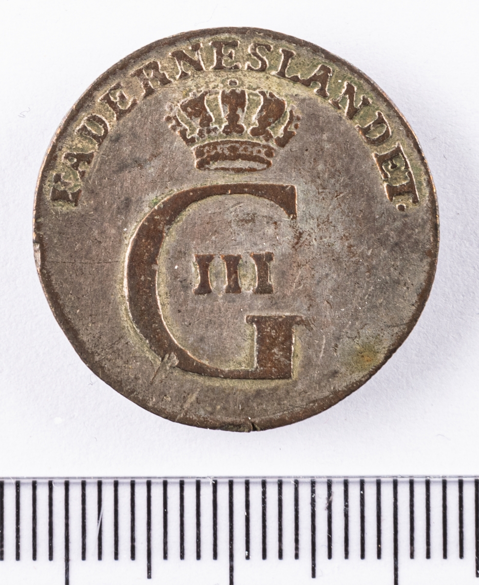 Mynt, Sverige, 16 öre s.m, 1774.