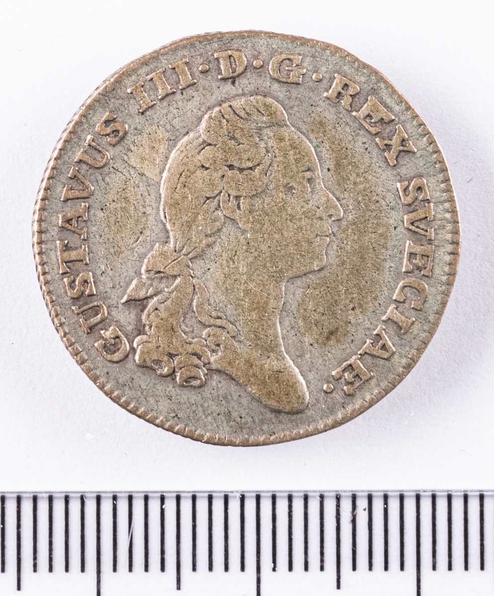 Mynt, Sverige, 16 riksdaler, 16 öre s.m, 1788.