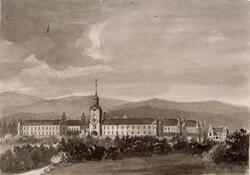 Gaustad sykehus [papirkunst]