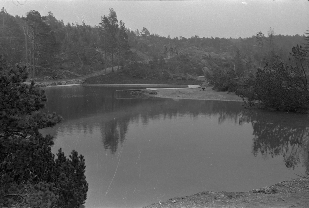 Det første badeanlegget i Vannbassengan, 1975.