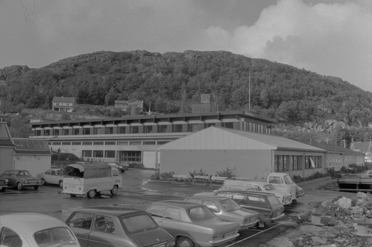 Robertson Radio-Elektro fabrikk på Eigerøy, 1971.