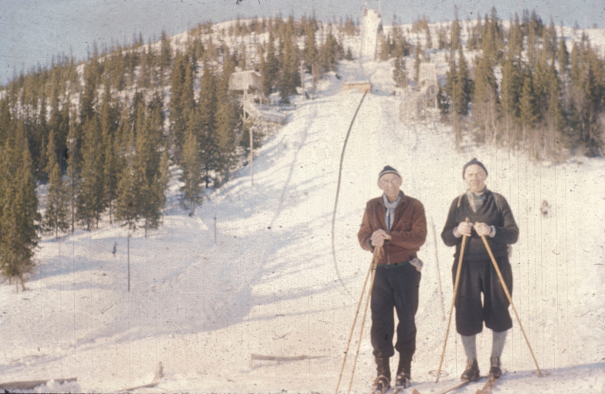 Paul Andreas Ulseth på ski ved Gråakllbakken