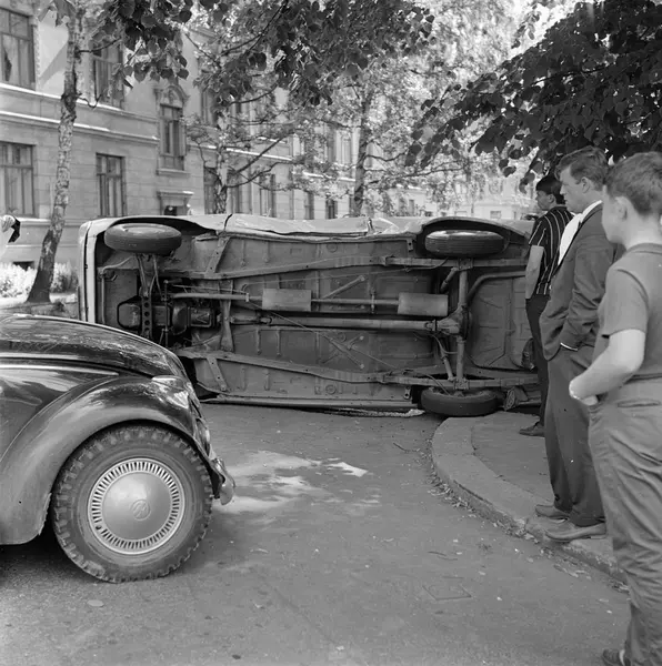 Trafikkulykke i Suhms gate.