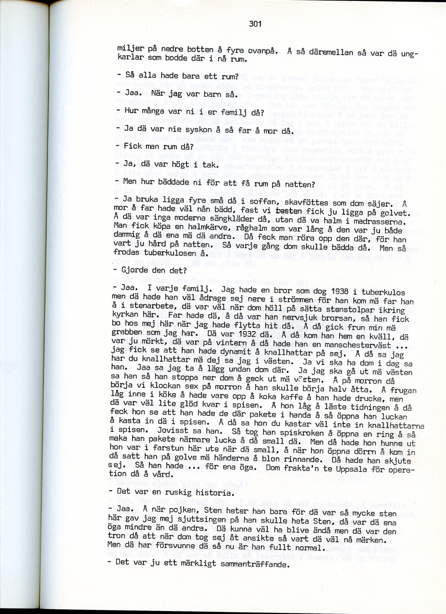 Edvard Pettersson, född 1898, berättar om sina minnen från Iggesund, Hälsingland. Intervjun är utförd av Barbro Bursell 1971.