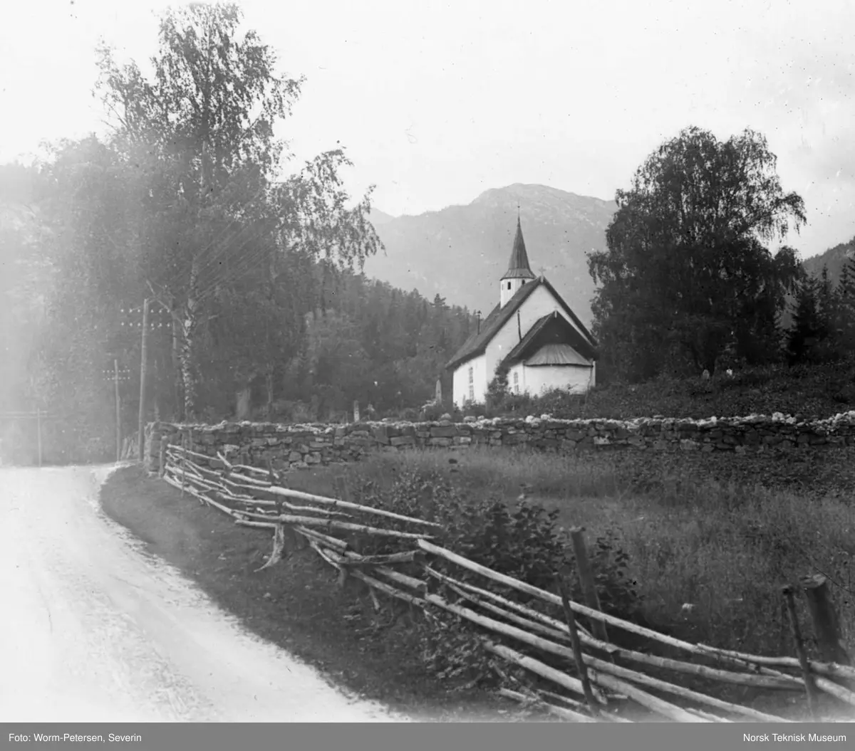 Seljord kirke, fra Telemarksserien 1922.
