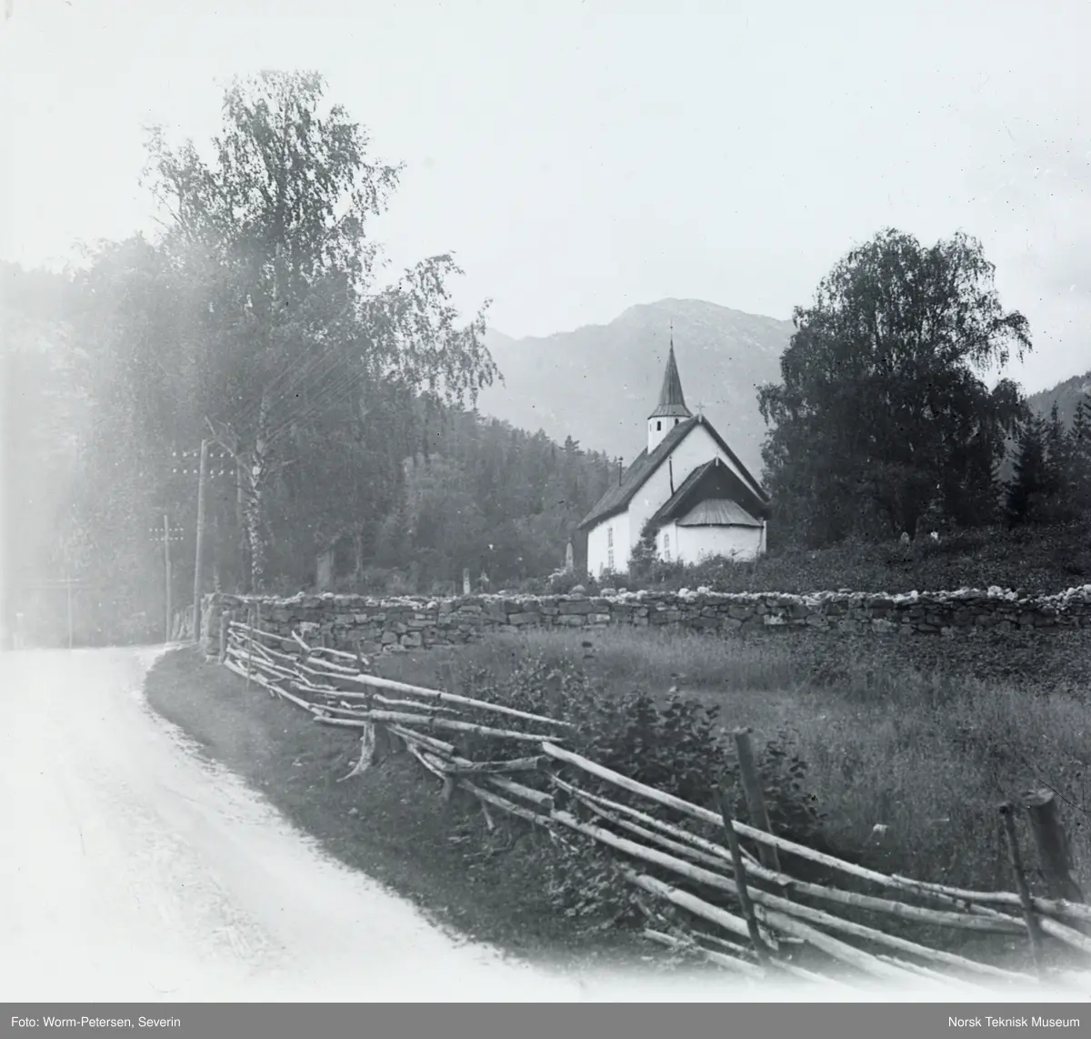 Seljord kirke, fra Telemarksserien 1922.