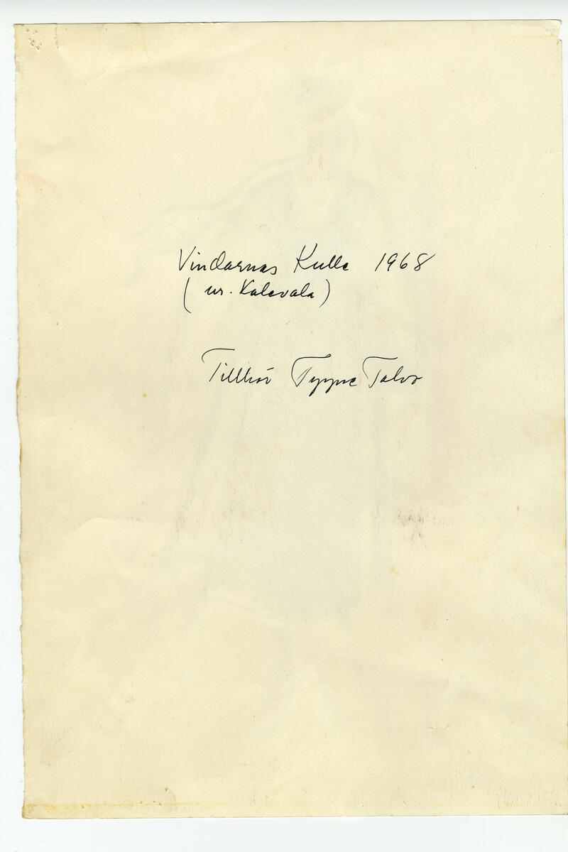 Kostymskiss till "Vindarnas kulle" [Kostymskiss]