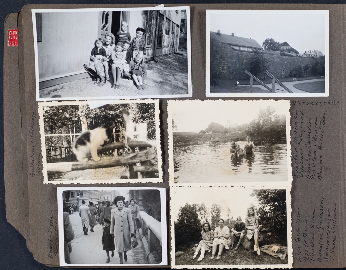 Fotoalbum från Per-Olov Bloms samling.