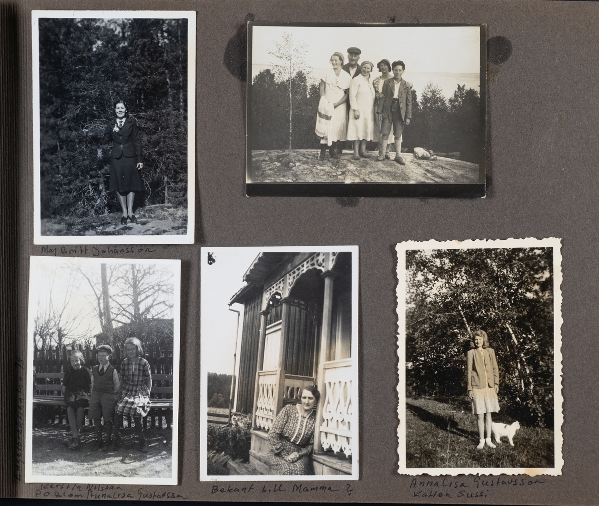 Fotoalbum från Per-Olov Bloms samling.