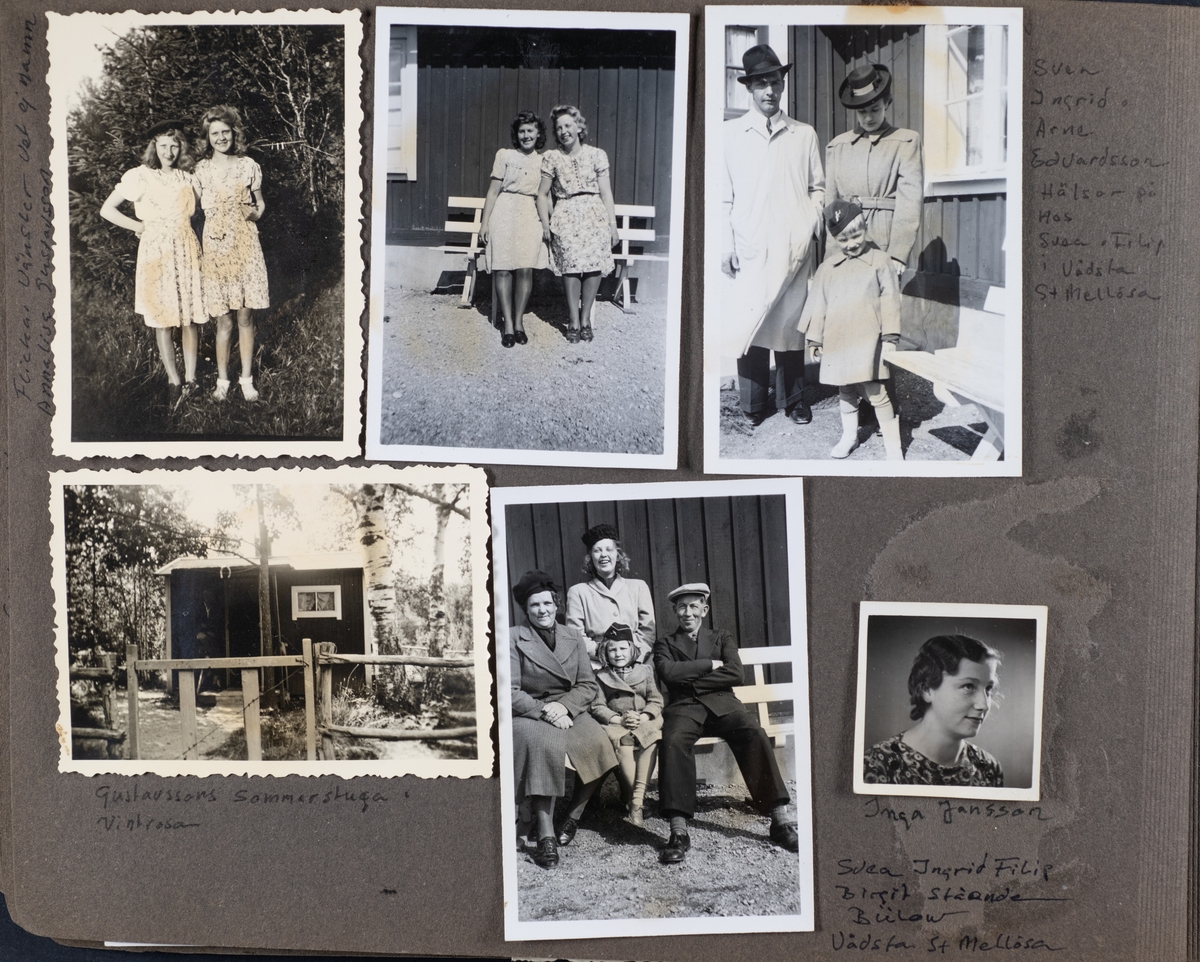 Fotoalbum från Per-Olov Bloms samling.
