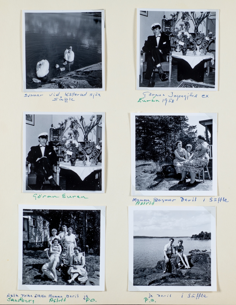 Fotoalbum från Per-Olov Bloms samling.