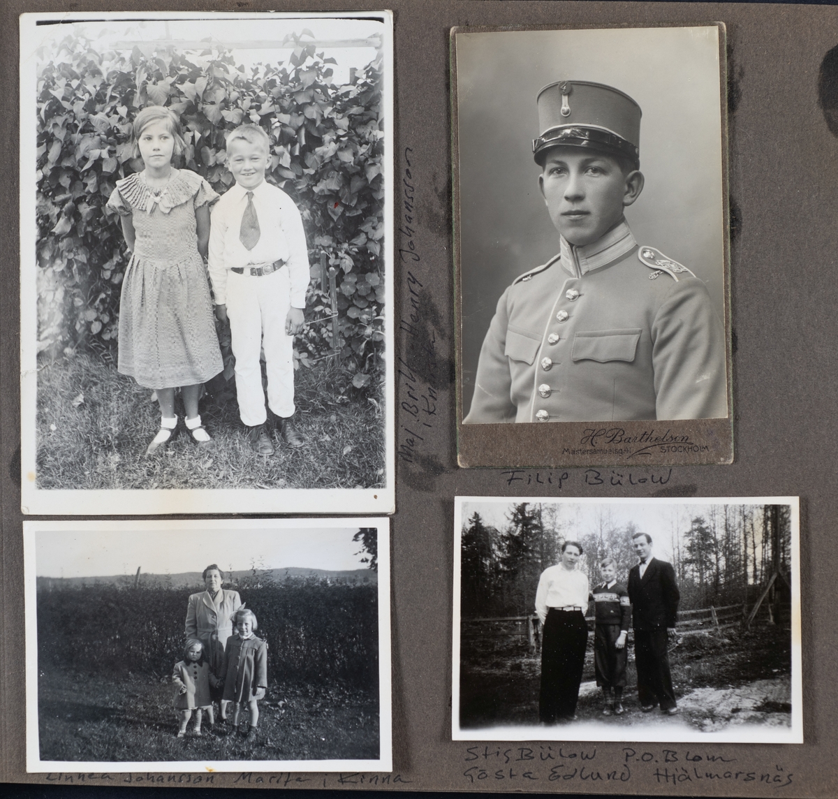 Fotoalbum från Per-Olov Bloms samling.