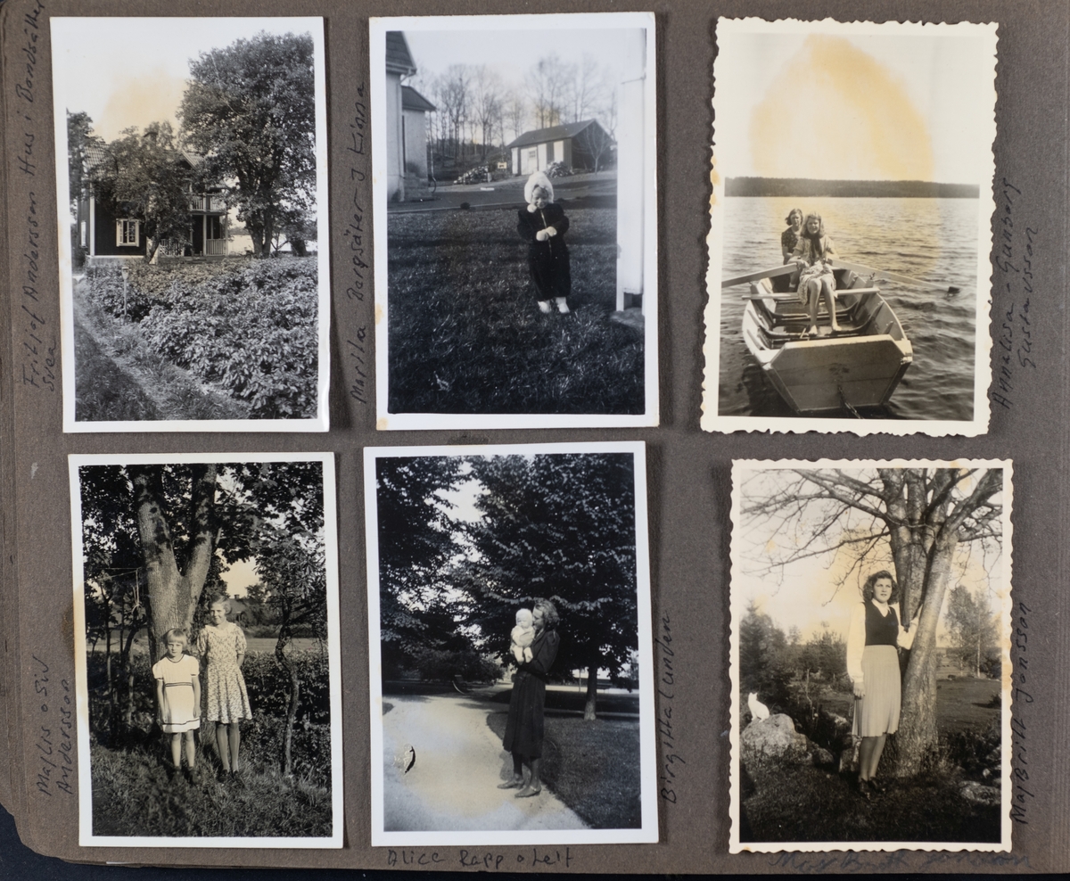 Fotoalbum från Per-Olov Bloms samling.