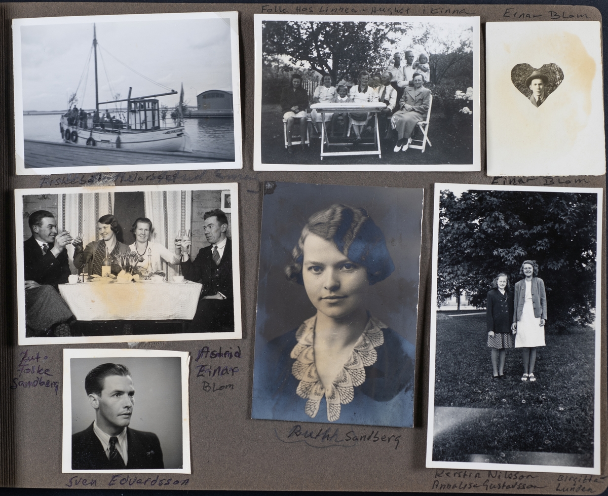 Fotoalbum från Per-Olov Bloms samling.