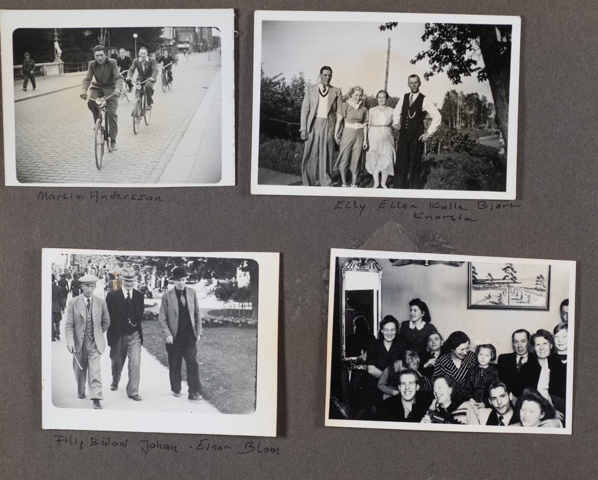 Fotoalbum från Per-Olov Bloms samling.