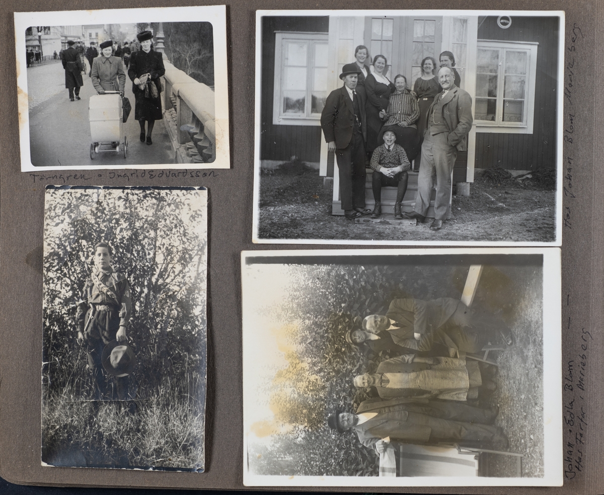 Fotoalbum från Per-Olov Bloms samling.