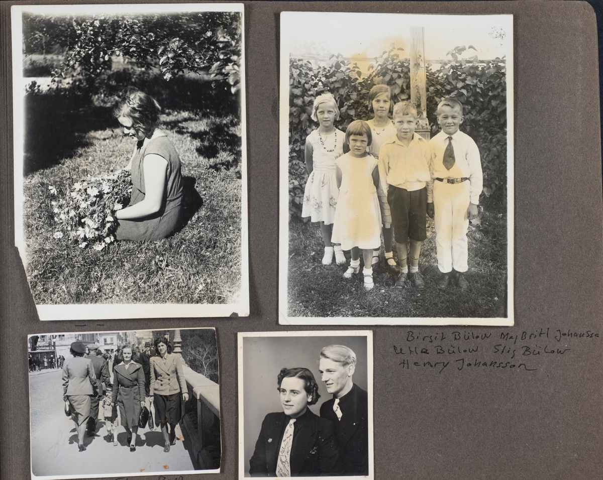 Fotoalbum från Per-Olov Bloms samling.