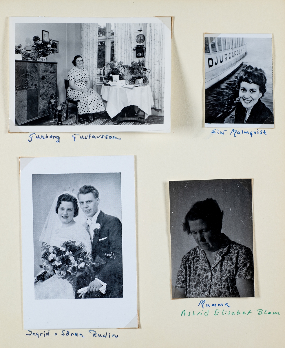 Fotoalbum från Per-Olov Bloms samling.