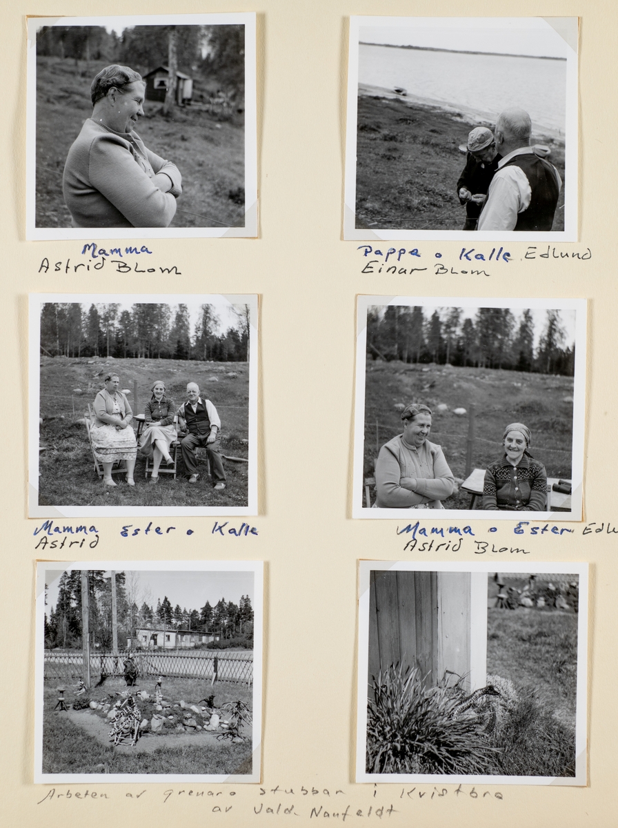 Fotoalbum från Per-Olov Bloms samling.